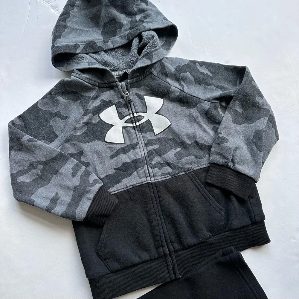 Under Armour Fury Camo Long-Sleeve Hoodie and Pants Set